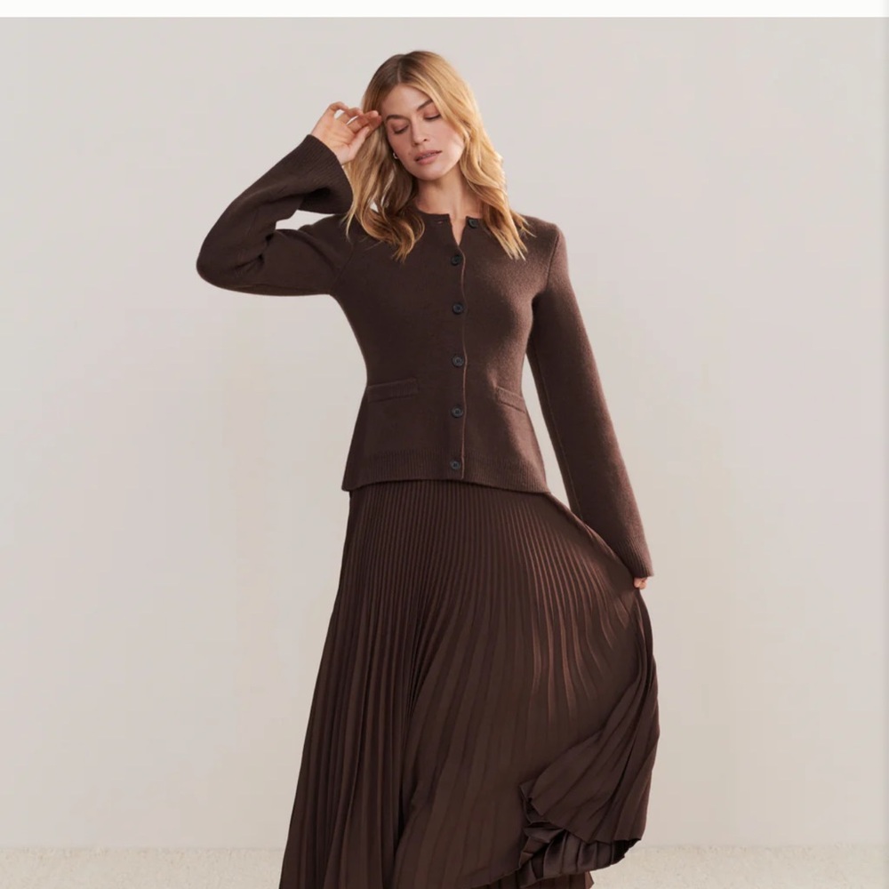 Jenni Kayne Chocolate A-Line Skirt